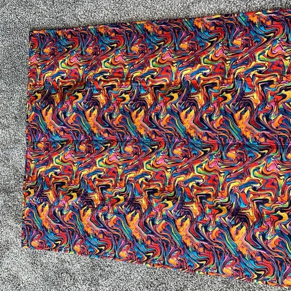 Handmade Halloween Themed Quilt with Orange and Black Accents - Picture 4 of 7